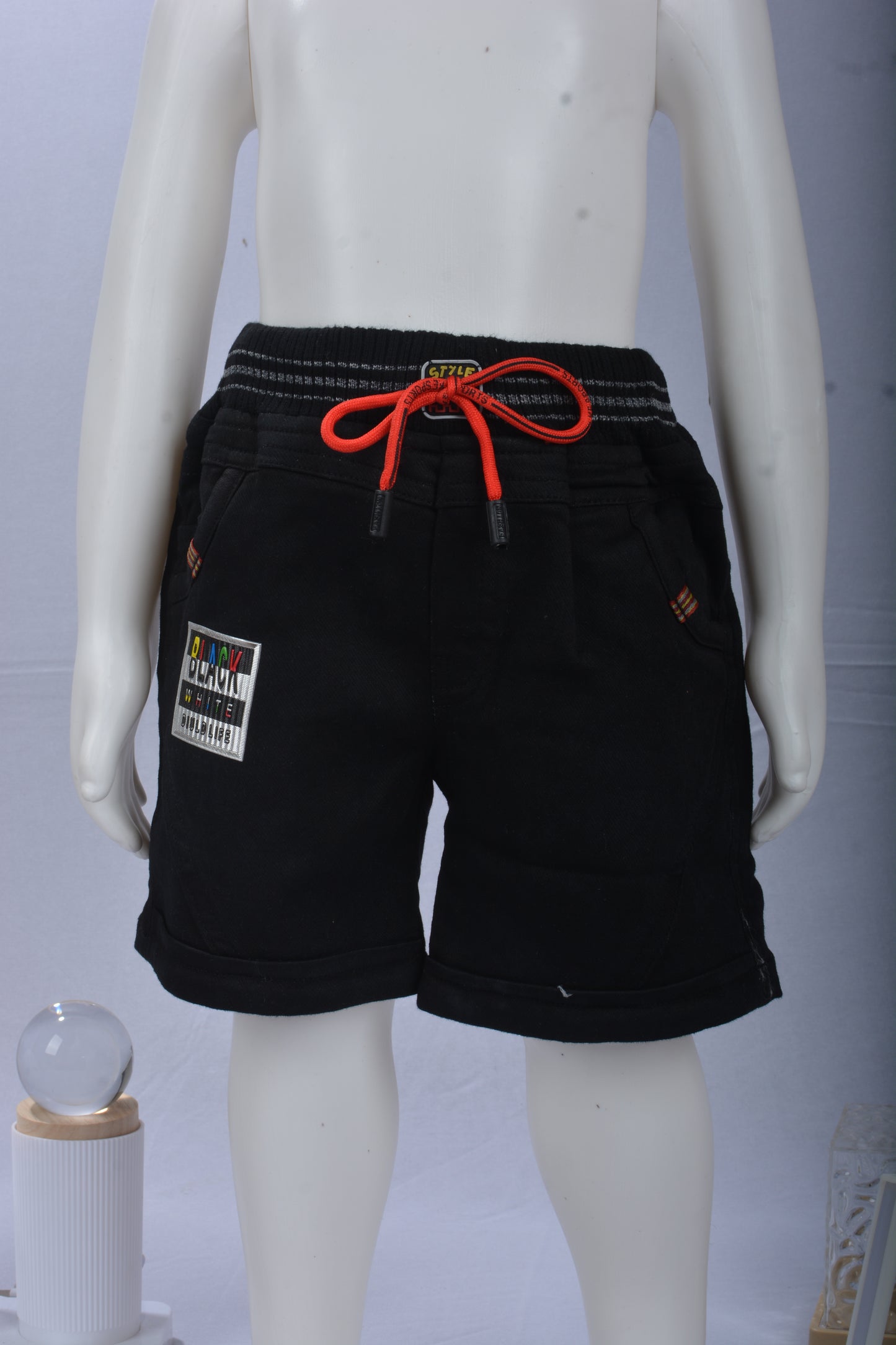 JUSTMAAMA Kids' Casual Outfit Set | T-Shirt with Duck Graphic Drawstring Denim Shorts | Breathable Summer Wear for Toddler Boys