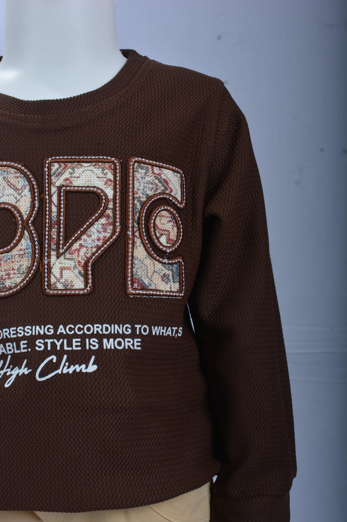 Justmaama Toddler Boys/Girls 2-Piece Outfit - Long Sleeve Crew Neck Pullover Shirt & Drawstring Cargo Trousers