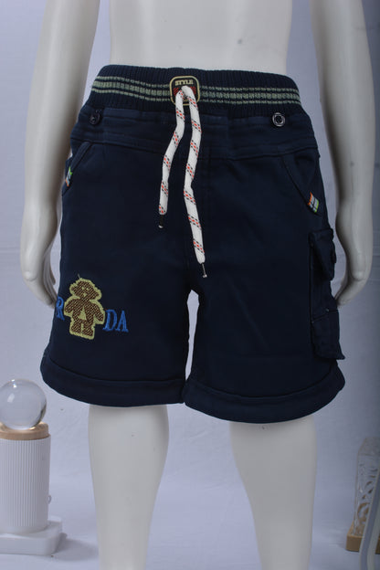 Justmaama Baby/Toddler Boy 2-Piece Clothing Set - Summer Short-Sleeve Top &  Adjustable Suspender Shorts - Casual Kids Playwear