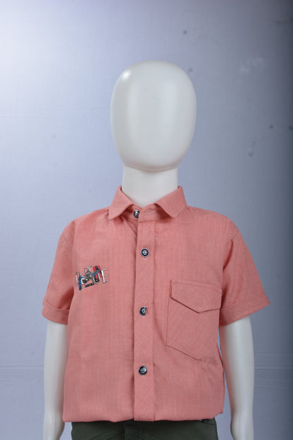 justmaama Premium Boys Summer Play Set | Breathable Cotton Blend  Shirt &  Durable Shorts Combo | Casual, Party, & Daily Wear Outfit for Toddlers/Kids