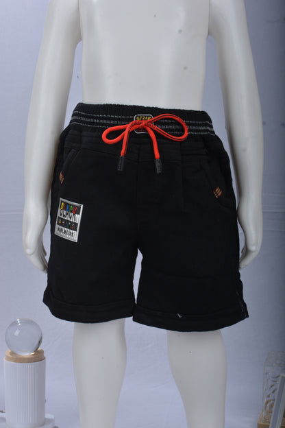 JUSTMAAMA Kids' Casual Outfit Set |  T-Shirt with  Duck  Graphic  Drawstring Denim Shorts | Breathable Summer Wear for Toddler Boys