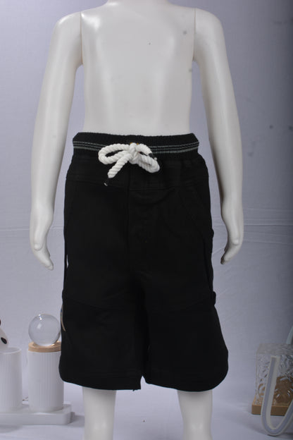 Justmaama 2-Piece Boys' Clothing Set | Adventure Graphic Half-Sleeve T-Shirt with  Front Pocket & Drawstring Waist Shorts | Soft Cotton Casual Summer Outfit | Toddler &  Little Kid Activewear