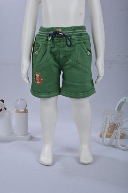 Justmaama Premium Kids' Playwear Set | Durable Half-Sleeve Top & Adjustable  Drawstring Shorts | Stylish Summer Clothing for Boys